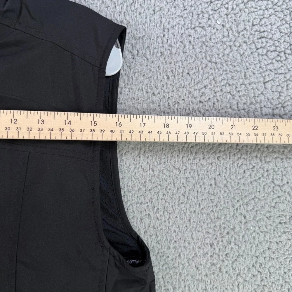 SCOTTeVEST Travel Vest Mens Small Black Multi Pocket Tech Tactical Utility 10062
